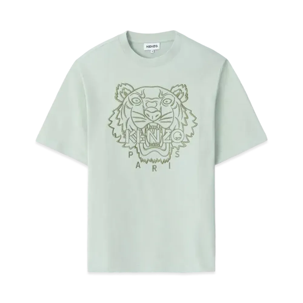 KENZO Loose T-shirt tiger Tigre "Sage Green"
