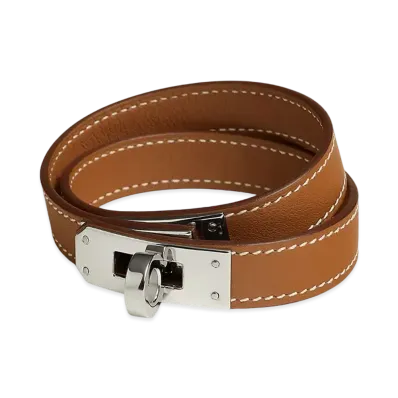 Hermes Kelly Double Tour Bracelet "Gold/Palladium"