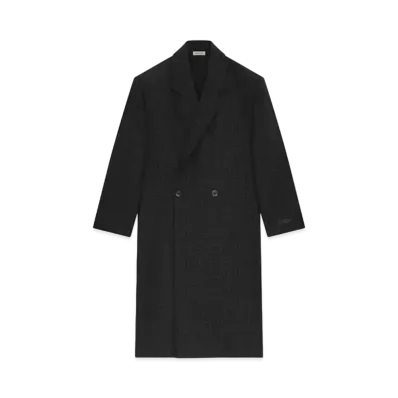 FEAR OF GOD Wool Jacquard Classic Overcoat "Black"