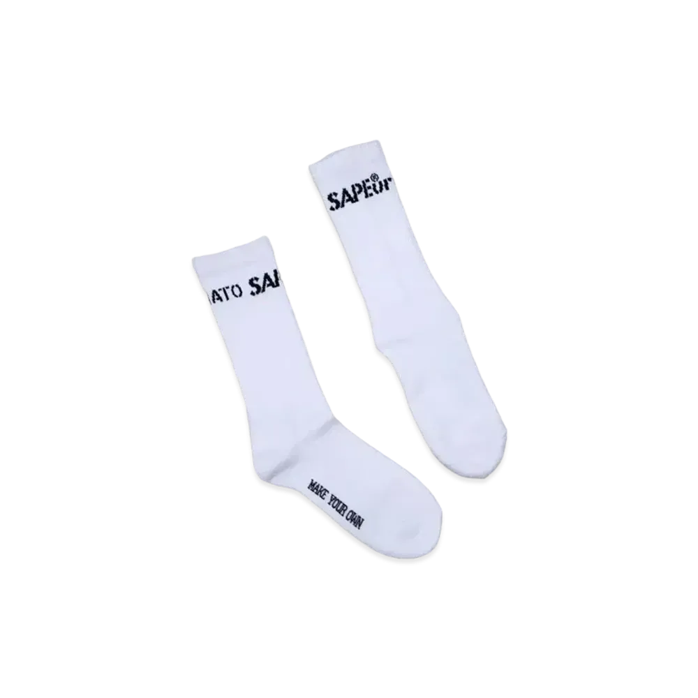 SAPEur Front/Back Logo Sox "White"