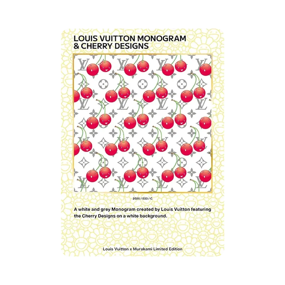 Louis Vuitton Monogram & Cherry Designs C [2025 / 033](Louis Vuitton x Takashi Murakami Trading Cards)