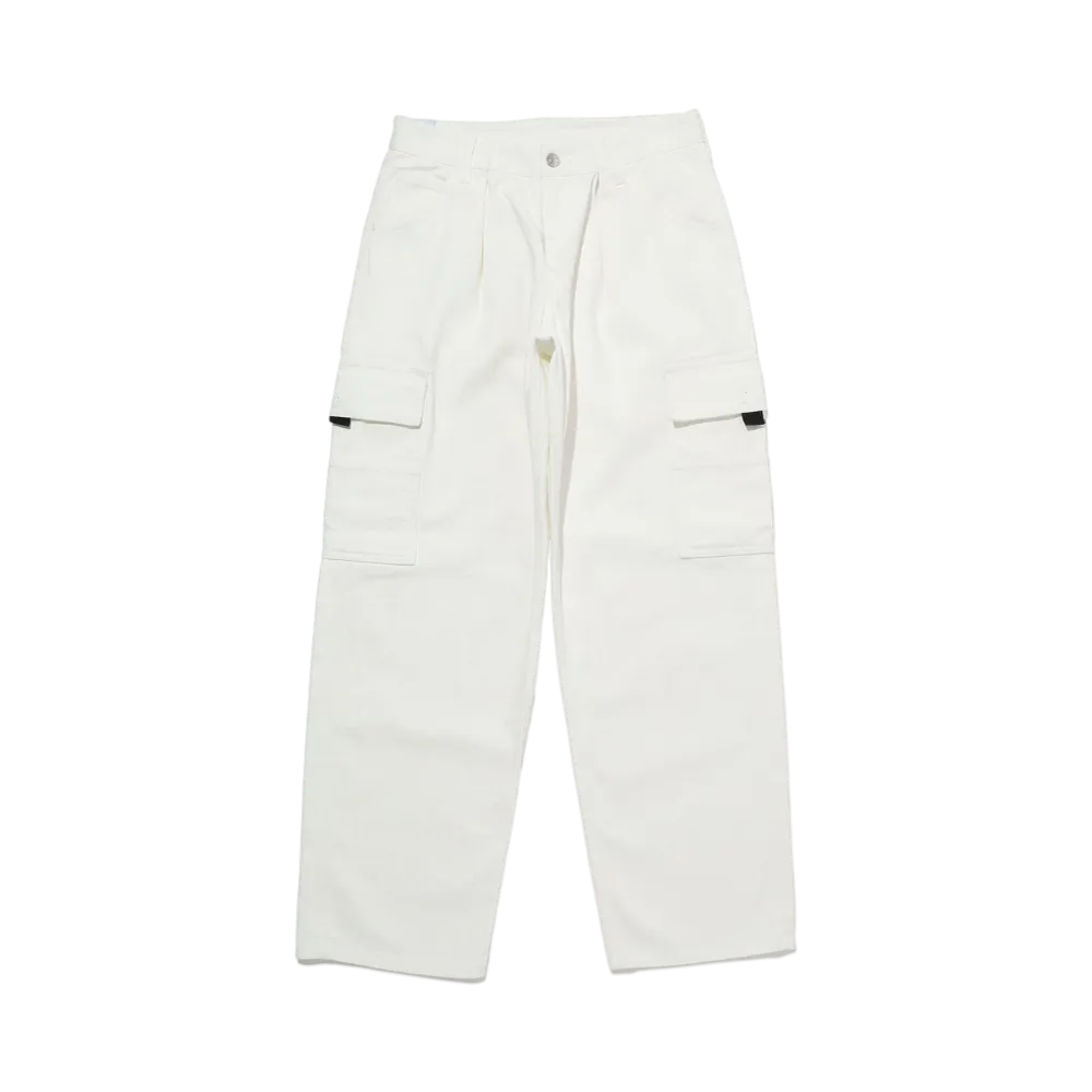 X-Girl Face Wide Cargo Pants "White"