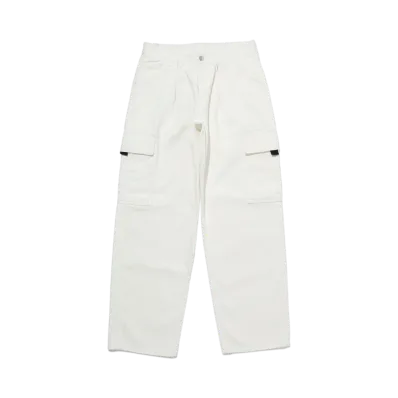 X-Girl Face Wide Cargo Pants "White"
