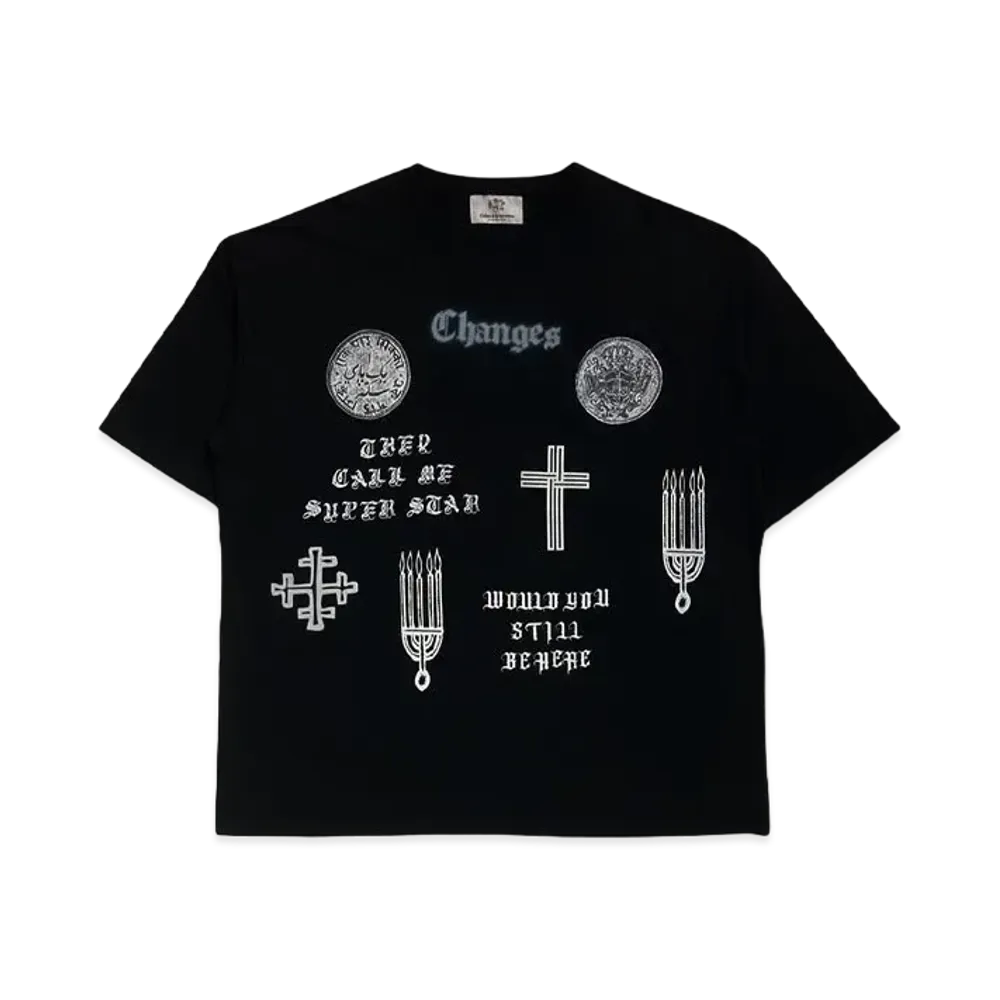Children of the discordance DOOM PRINT TEE SS "BLACK"