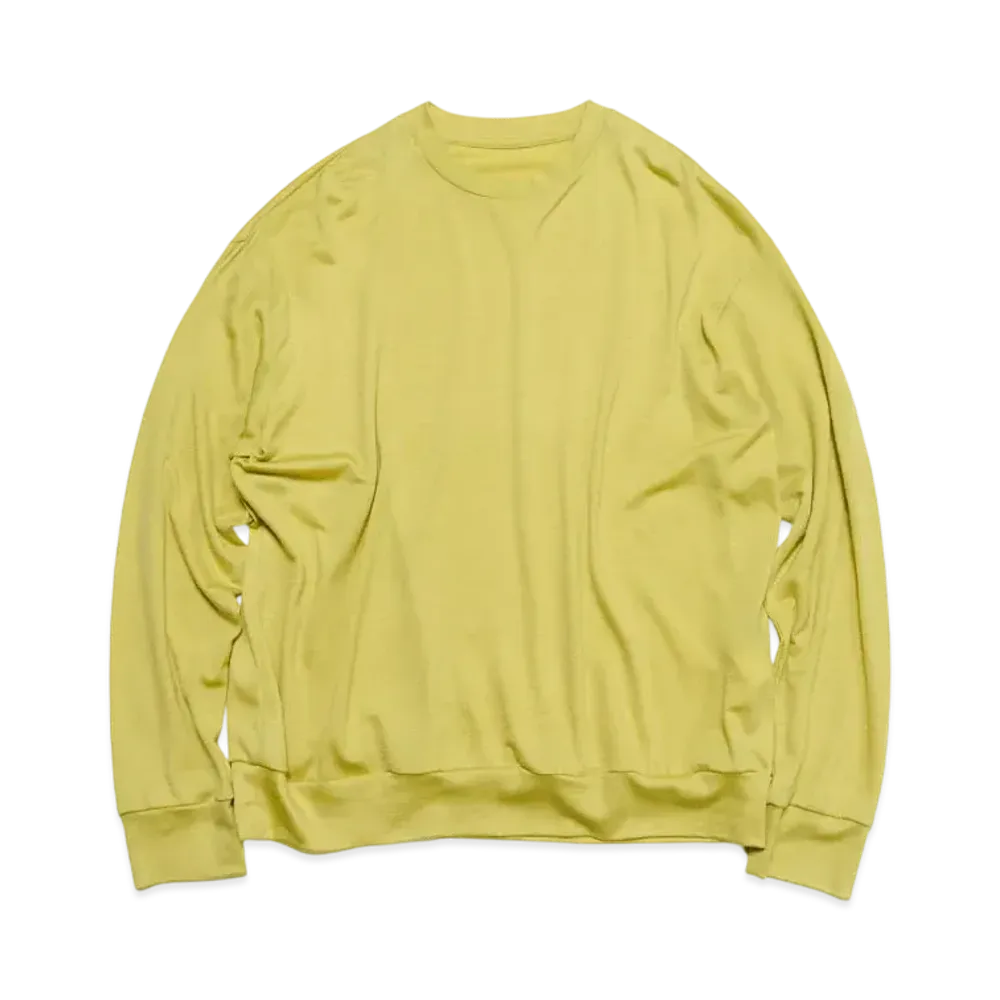 SOPHNET. Washable Wool L/S Top "Yellow"