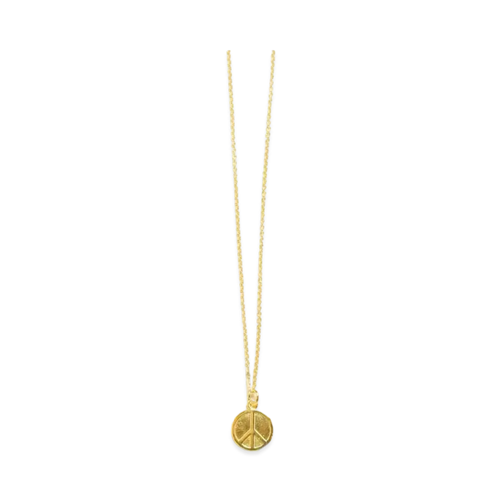 Needles PENDANT - GOLD PLATE "Peace"