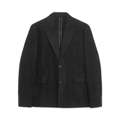 Stussy Blazer Textured Wool "Black"