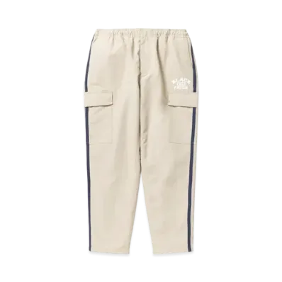 Black Eye Patch College Taped Easy Cargo Pants "Beige"