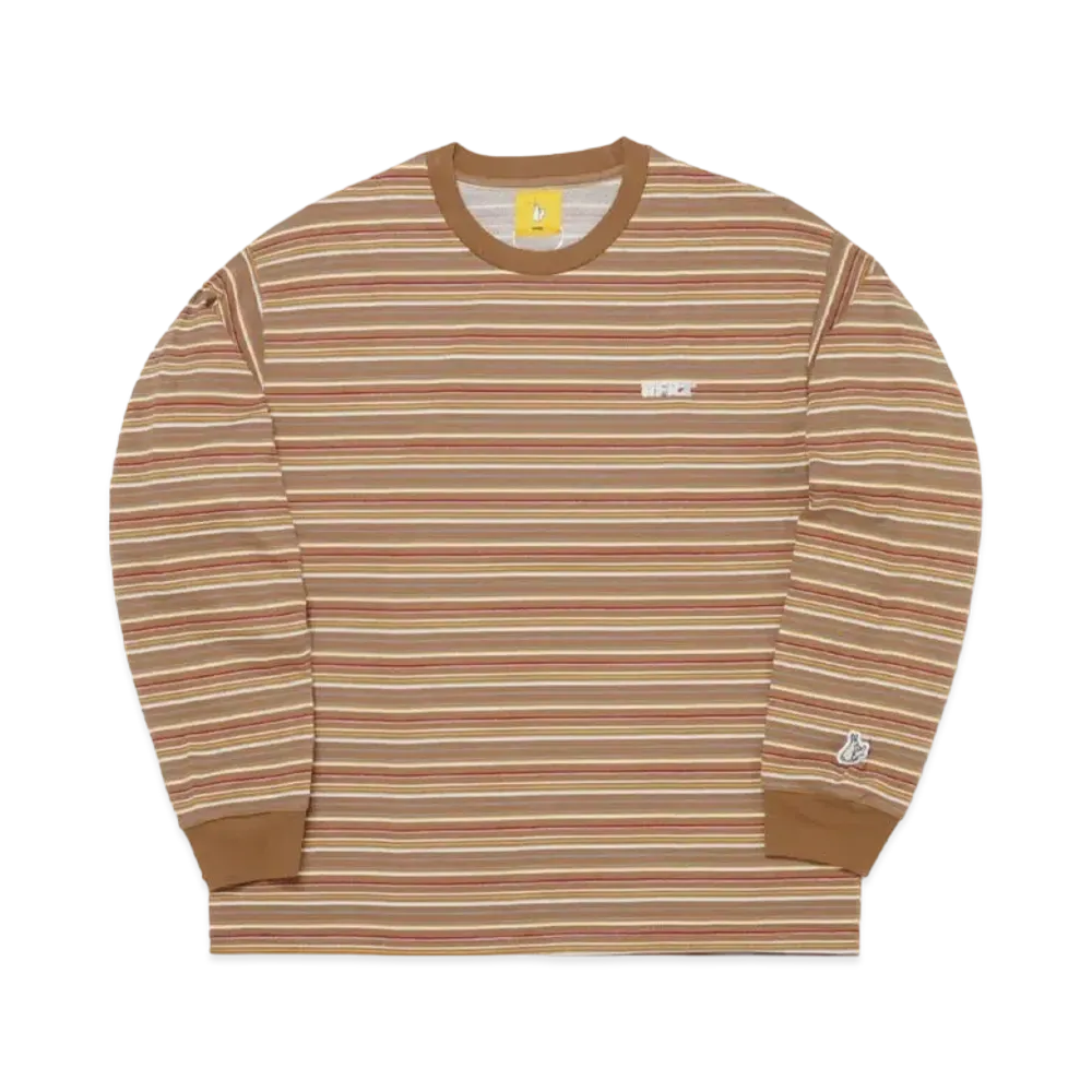 FR2 Retro Striped Longsleeve T-shirt "Beige"