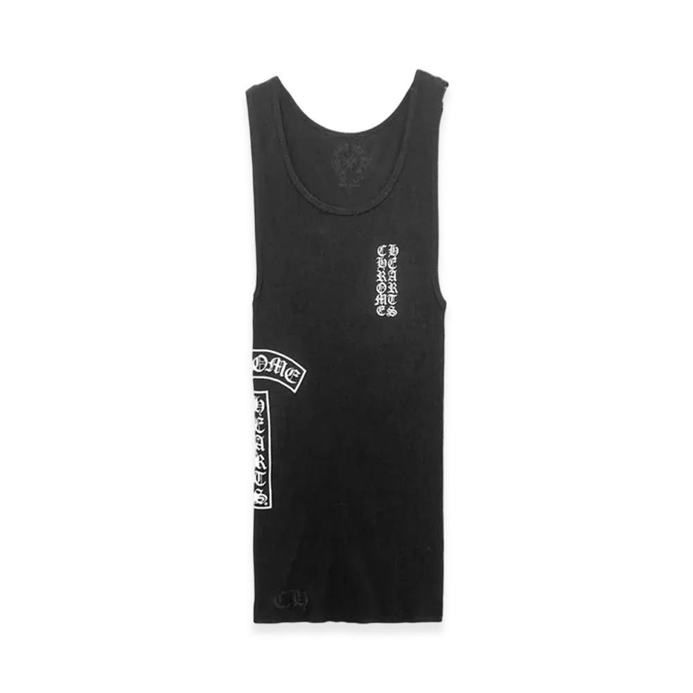 Chrome Hearts T Bar Bib Tank "Black"