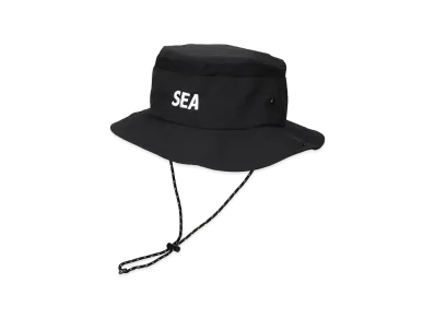 WIND AND SEA Nylon Safari Hat "Black"