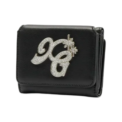 X-Girl Women's Glitter XG Logo Mini Wallet "Black"