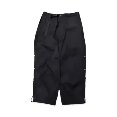 Poliquant THE CHANGING LENGTH SUPER WIDE PANTS "BLACK"