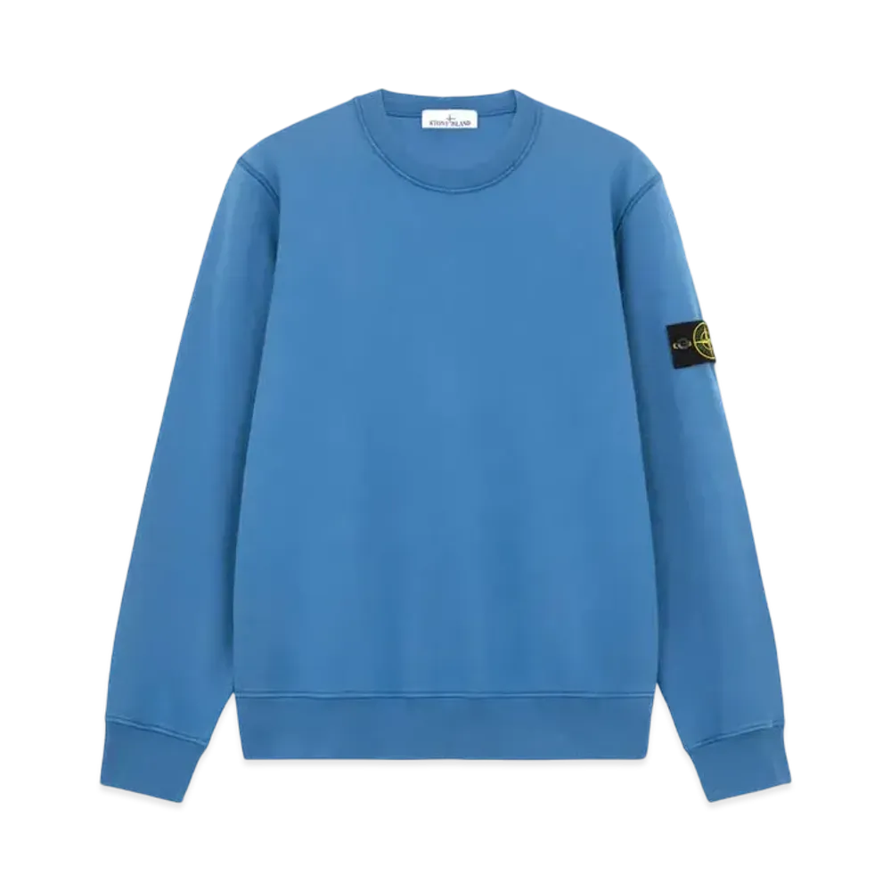 Stone Island 63051 Cotton Fleece "Avio Blue"