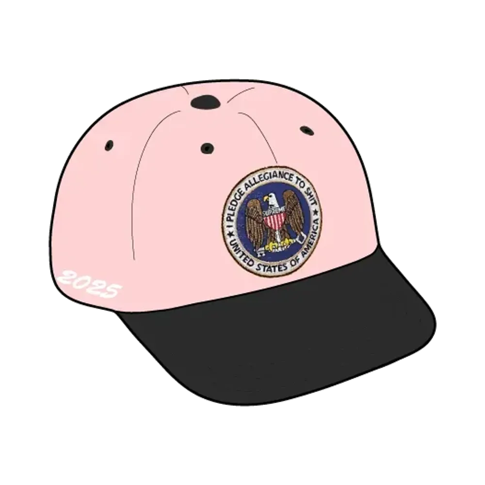 Supreme Pledge Allegiance 6-Panel "Pink"