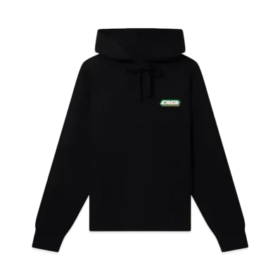 Casablanca Rib Effect Hooded Sweatshirt "Black"