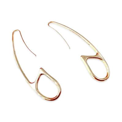 Hermes Chaine D'ancre Punk Earrings "Rose Gold"