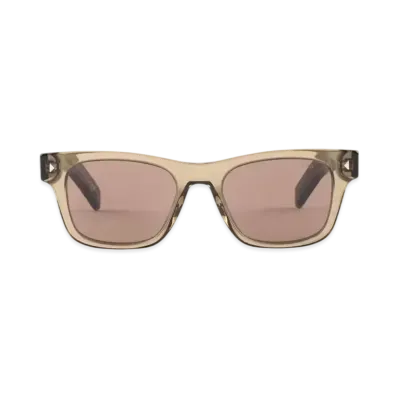 PRADA Sunglasses with the Iconic Metal Plaque "Dark Brown"