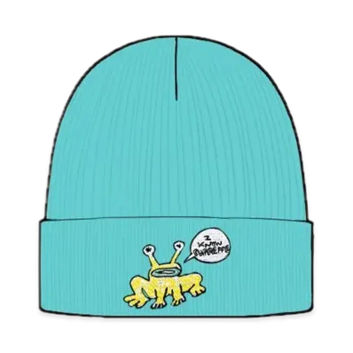 Supreme Frog Beanie "Blue"