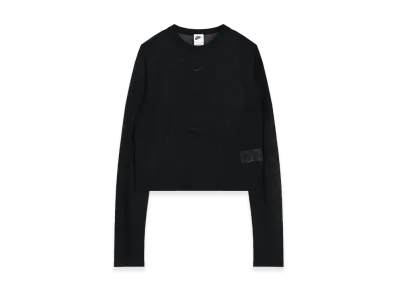 NIKE Women's Sportswear Airreverent Long-Sleeve Tops "Black"