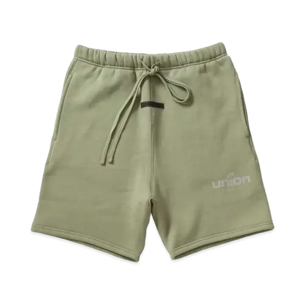 FEAR OF GOD ESSENTIALS × UNION Vintage Short Vintage "Green/Army"