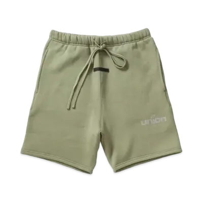 FEAR OF GOD ESSENTIALS × UNION Vintage Short Vintage "Green/Army"
