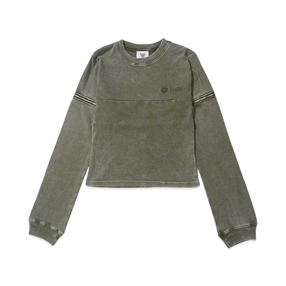HTH Dickies x HTH Ladies Rib cut sew "KHAKI"