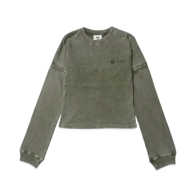 HTH Dickies x HTH Ladies Rib cut sew "KHAKI"