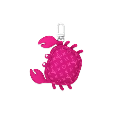 Louis Vuitton LV Crab Bag Charm "Pondichery Pink"