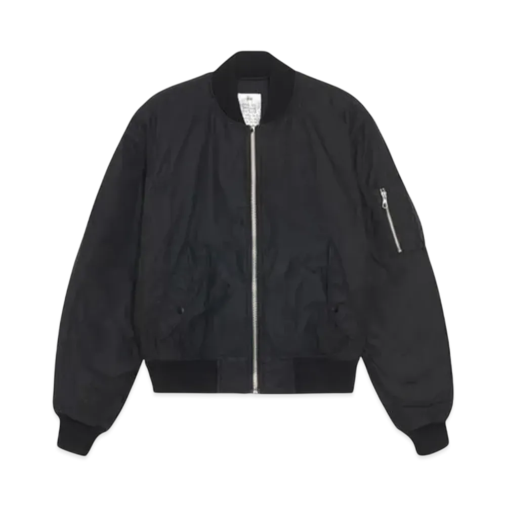 Stussy Waxed Built Bomber Jacket "Black"