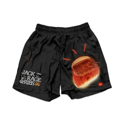 Travis Scott Cactus Jack Mcrib Shorts "Black"