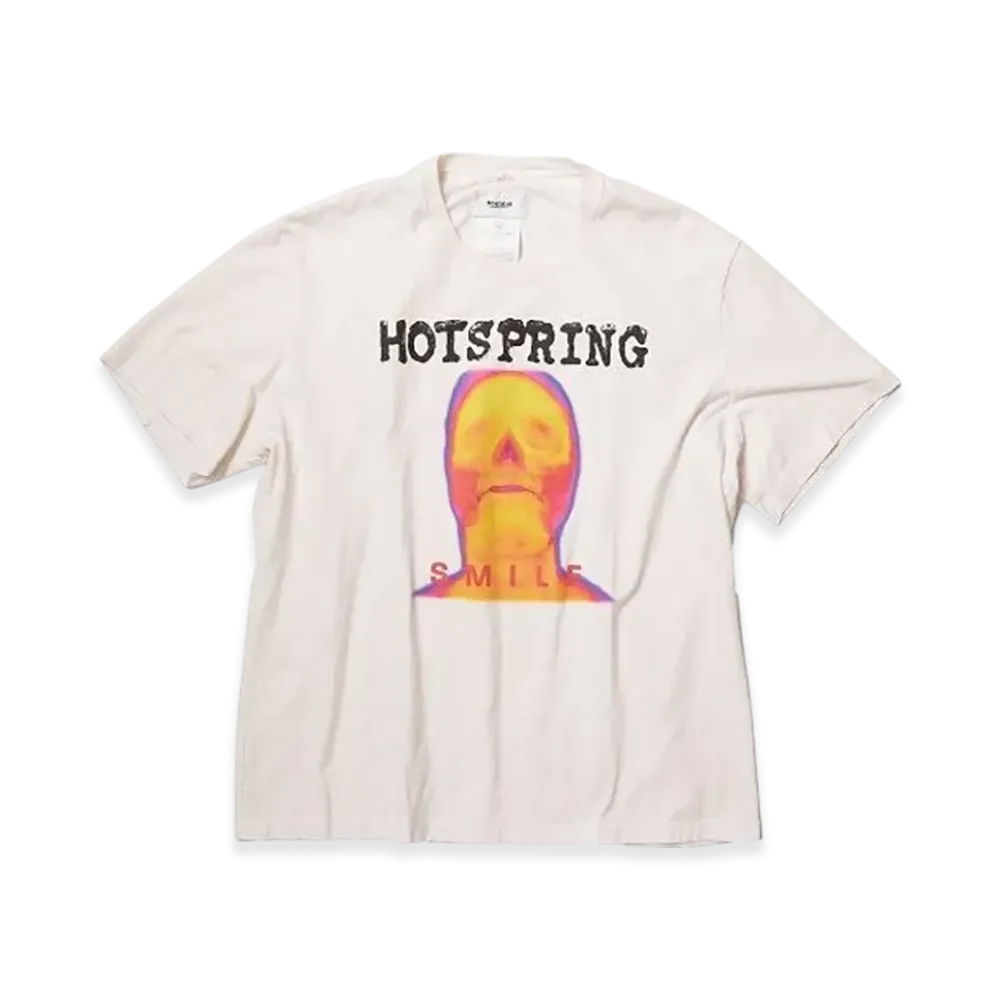 doublet "Hot Spring"Onsen T-Shirt "White"