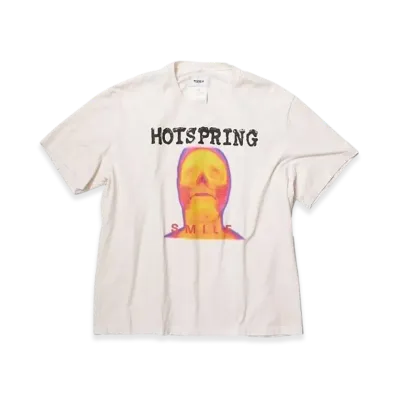 doublet "Hot Spring"Onsen T-Shirt "White"