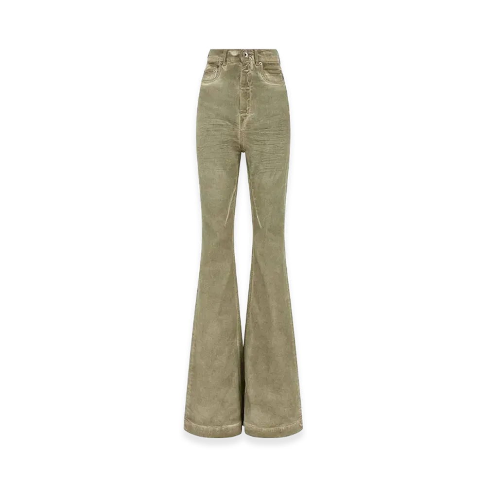 Rick Owens DRKSHDW Women's 'bolan Bootcut' Jeans "Light Blue"