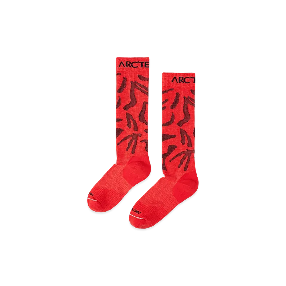 ARC'TERYX Merino Wool Grotto Ski Sock "Dynasty/Black" X000007369
