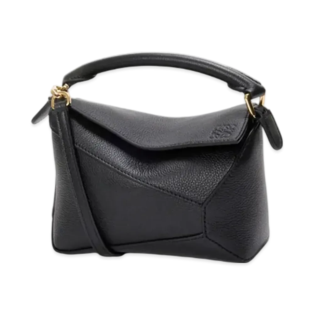 LOEWE Puzzle Edge Bag Mini "Black"