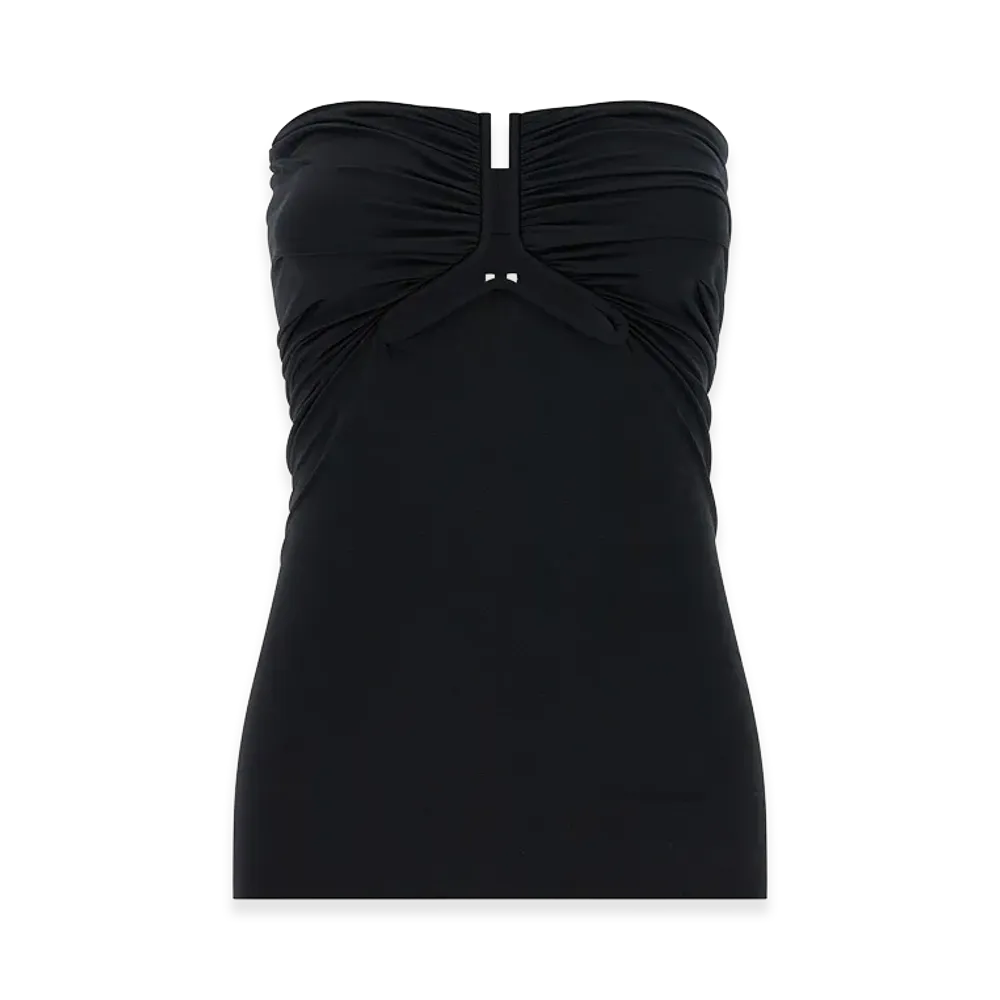 Rick Owens Women's Alannah Prong Bustier' Top "Black"