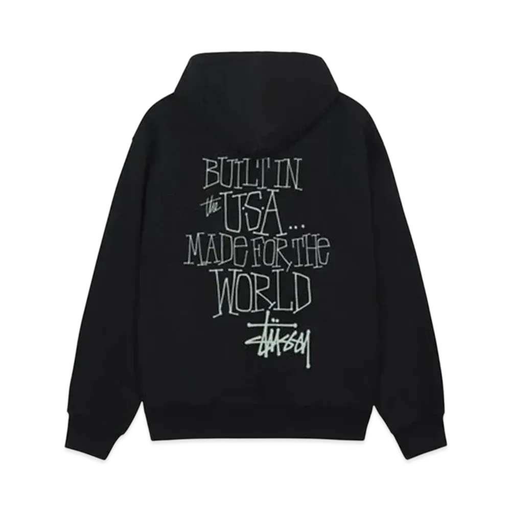 Stussy Built In Usa Hoodie "Black"