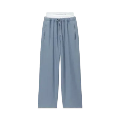 Alexander Wang Logo Stretch Sweat Pants "Washed Vintage Blue"