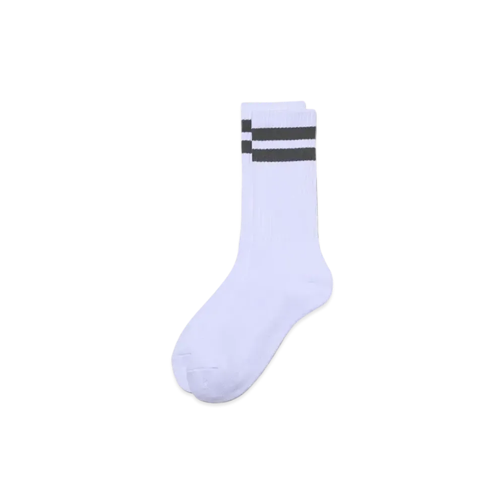 FreshService 2-Pack Line Crew Socks "Gray"