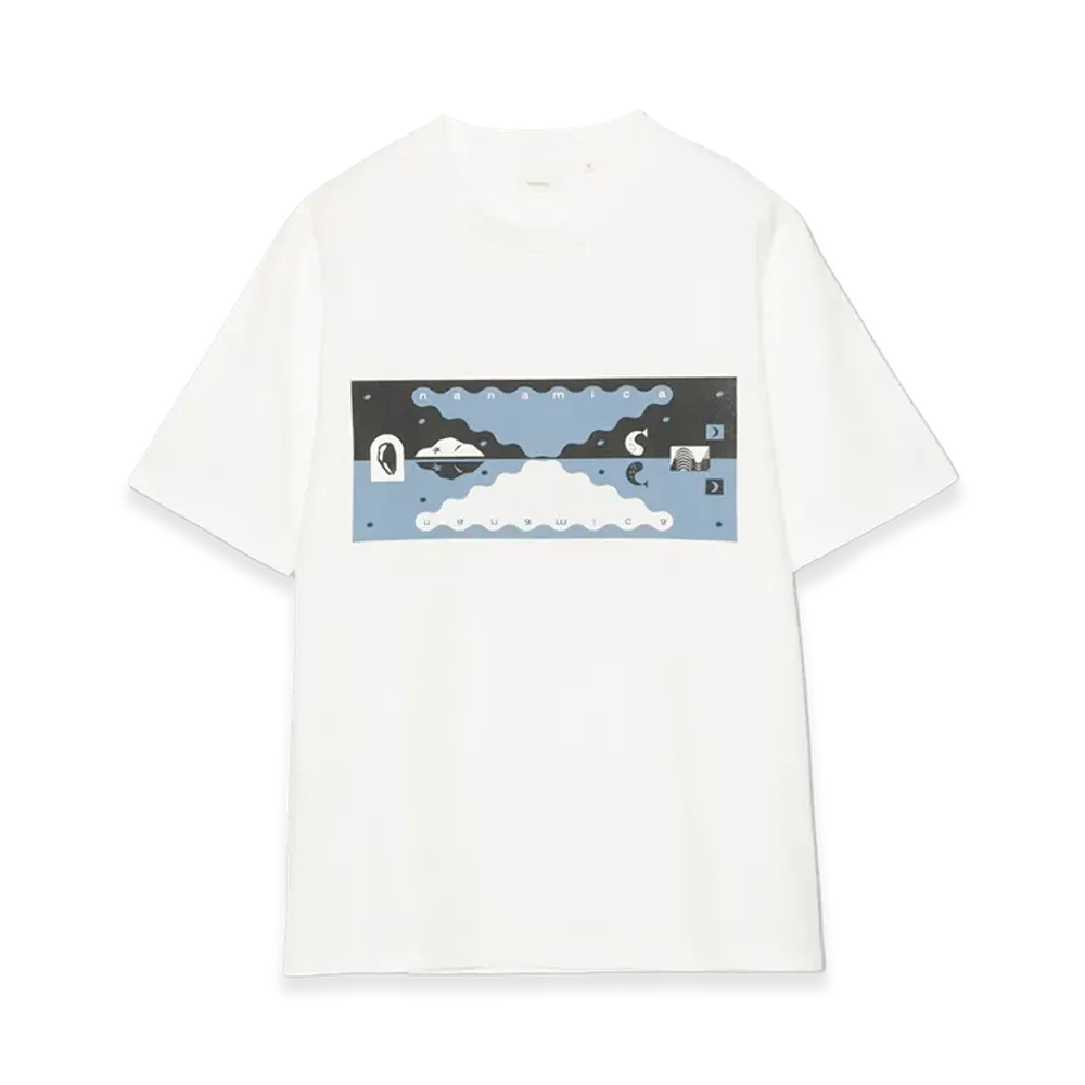 nanamica D.W.S. Graphic Tee "Off White"