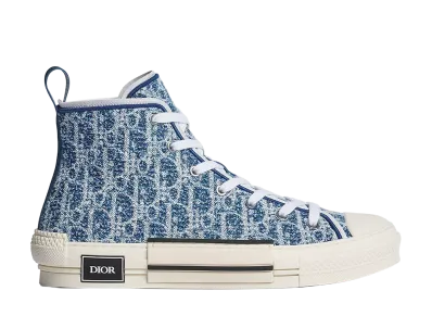 Dior Dioriviera B23 League High-Top Dior Oblique Spongy Denim "Blue"