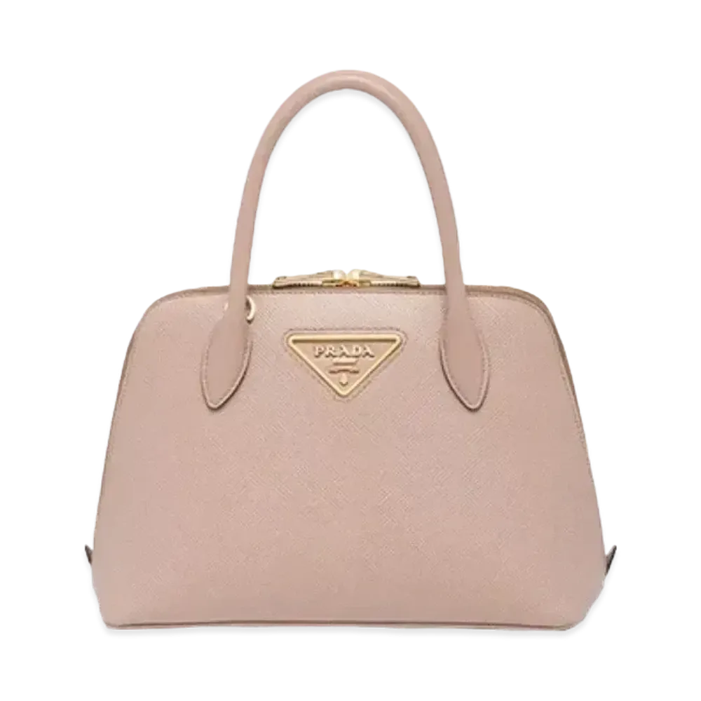PRADA Promenade Saffiano Leather Bag "Cameo Beige"