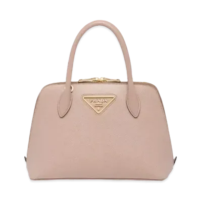 PRADA Promenade Saffiano Leather Bag "Cameo Beige"