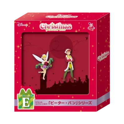 SUNNY SIDE UP "Happy Kuji" -DISNEY Christmas Ornament Kuji 2024- Special Complete Box Prize E "Peter Pan" Series