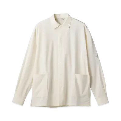 DESCENTE ALLTERRAIN 81 Open Collar L/S Shirt "Snow White"