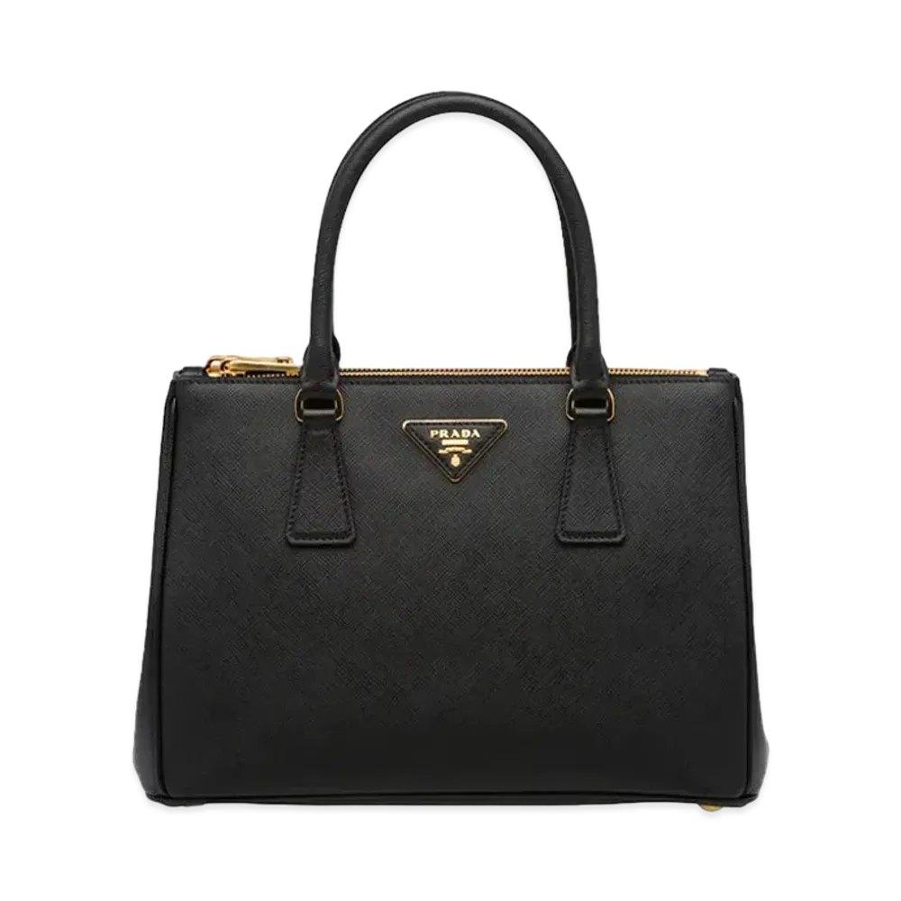 PRADA Galleria Saffiano Leather Medium Bag "Black"