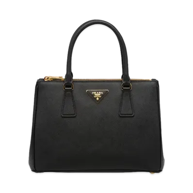 PRADA Galleria Saffiano Leather Medium Bag "Black"