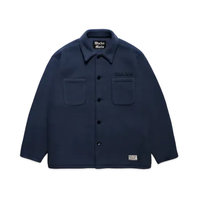 WACKO MARIA Exclusive Fleece Shirt Jacket "Navy"