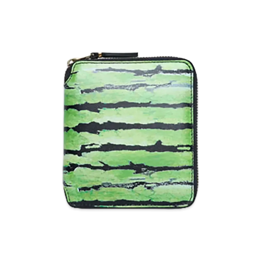 DENIM TEARS Rind Full Zip Around Wallet "Green"